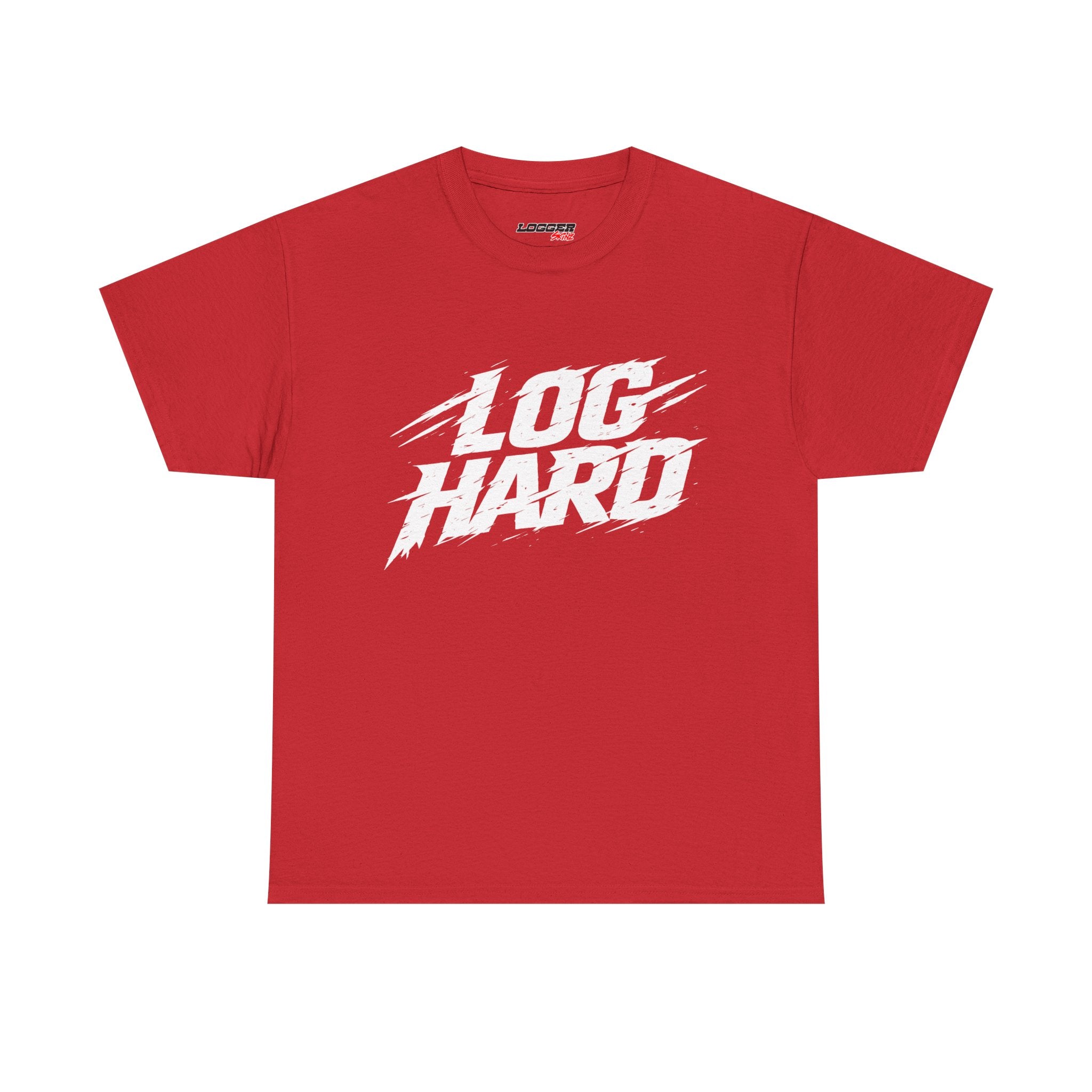 Log Hard | Front | Tee