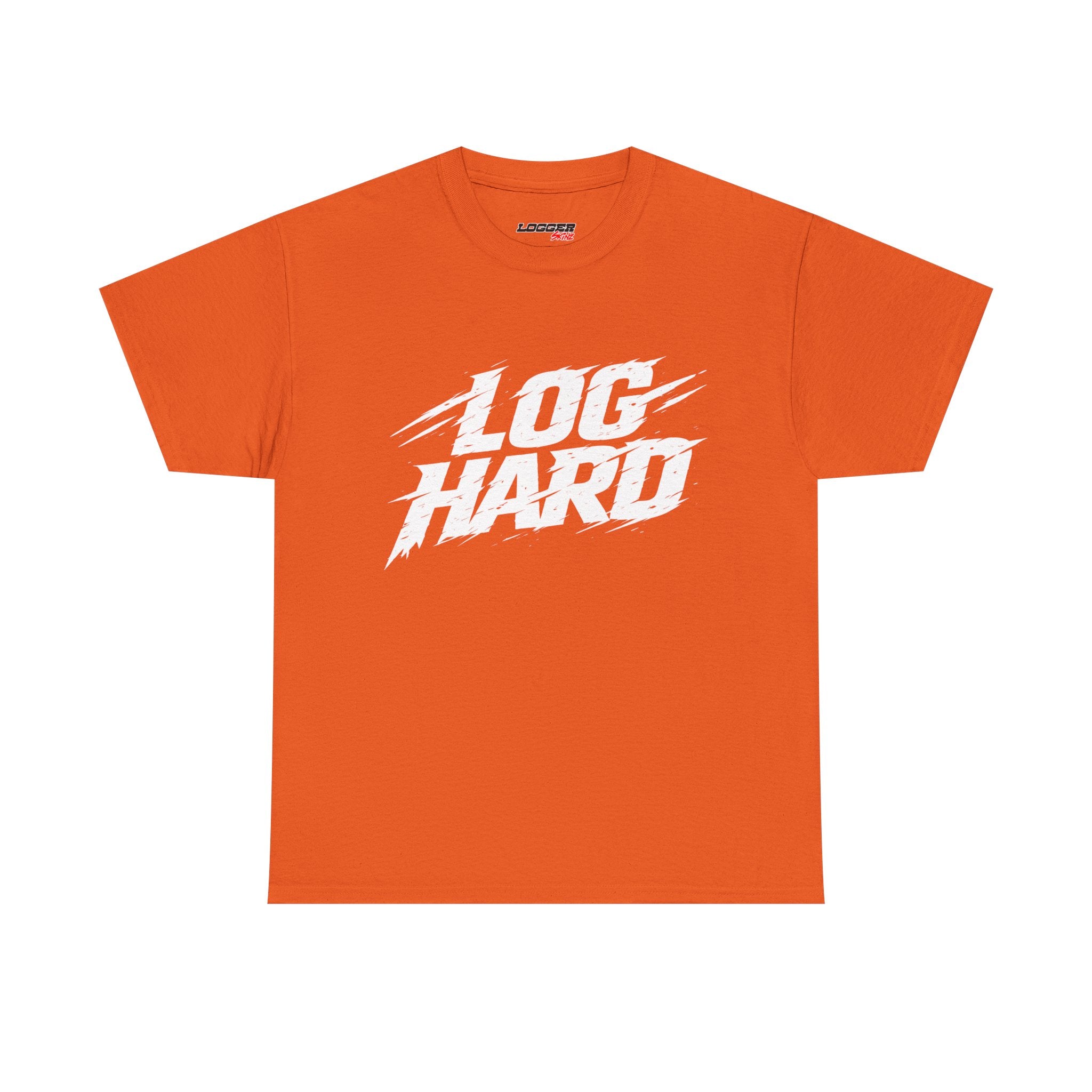 Log Hard | Front | Tee