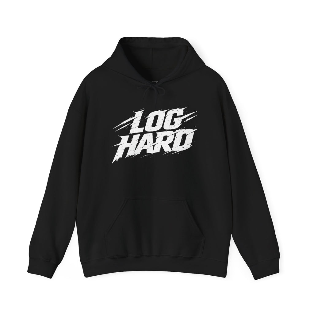 Log Hard | Front | Hoodie