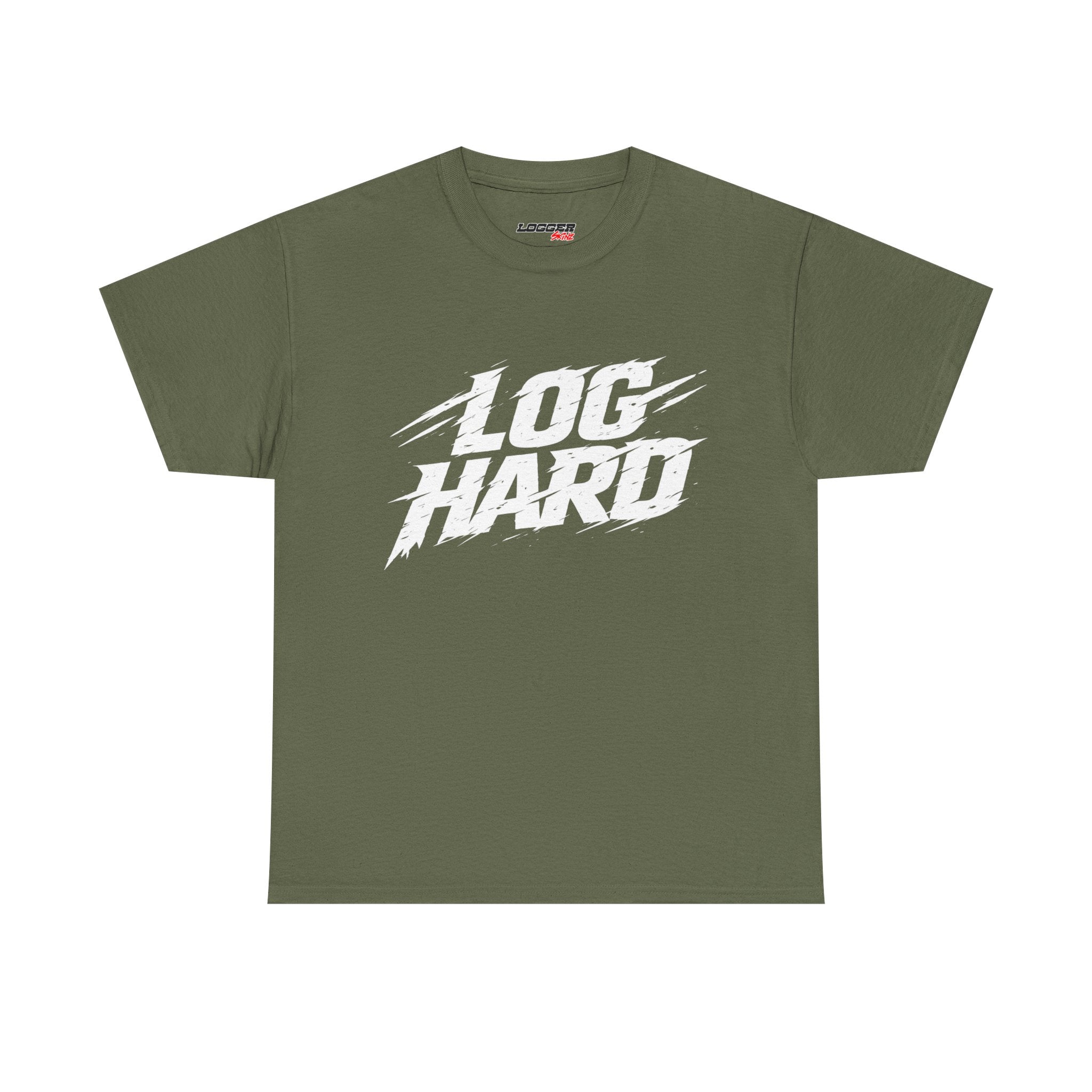 Log Hard | Front | Tee