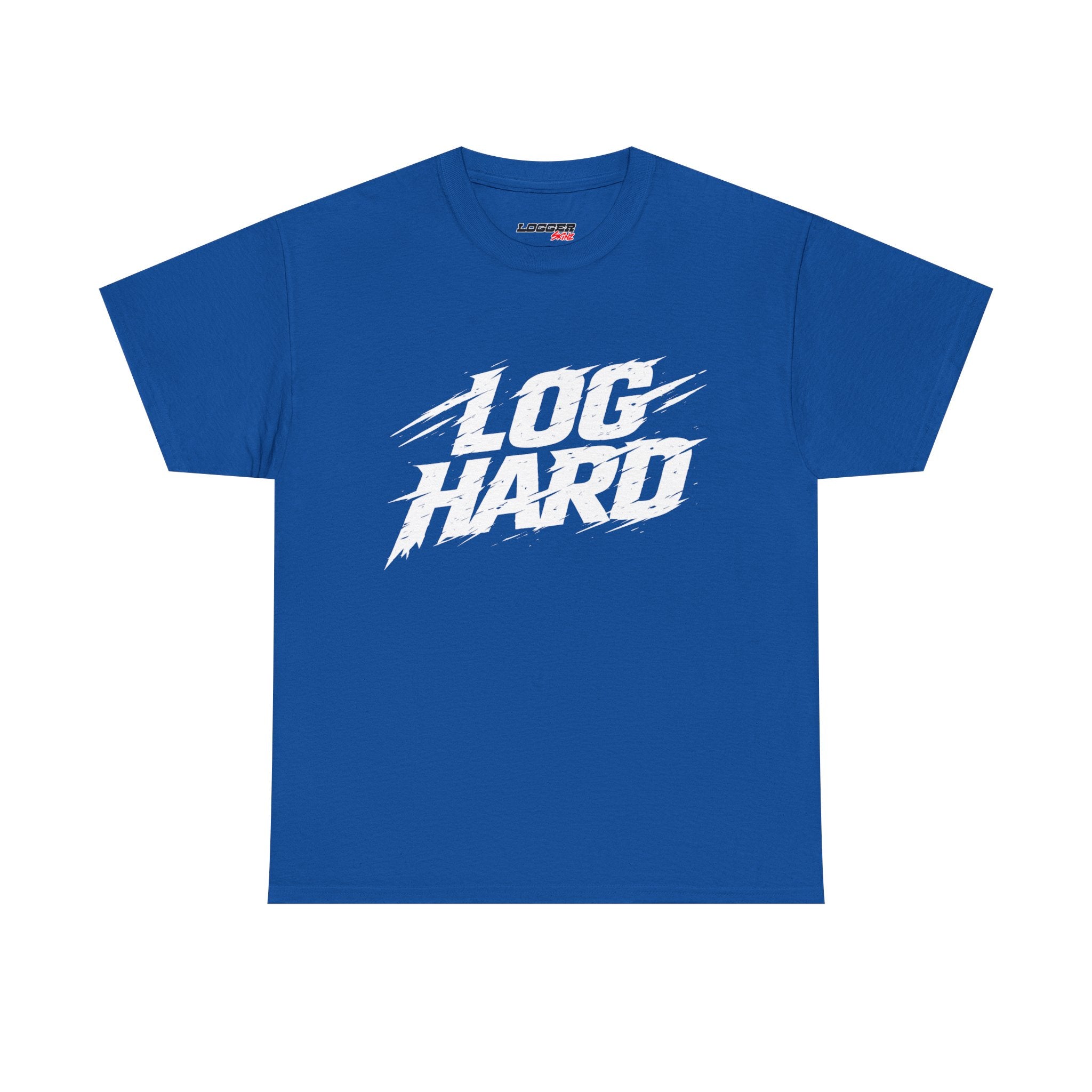Log Hard | Front | Tee