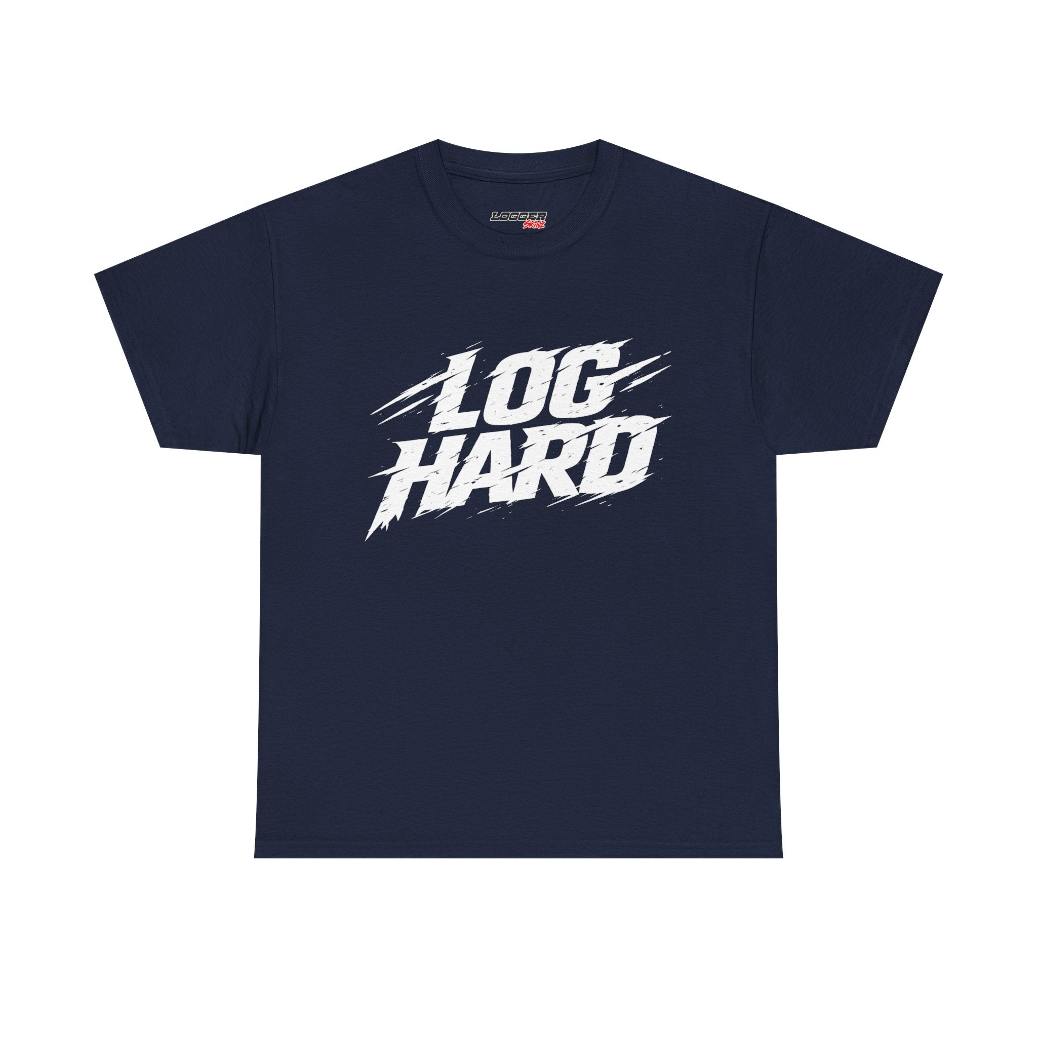 Log Hard | Front | Tee