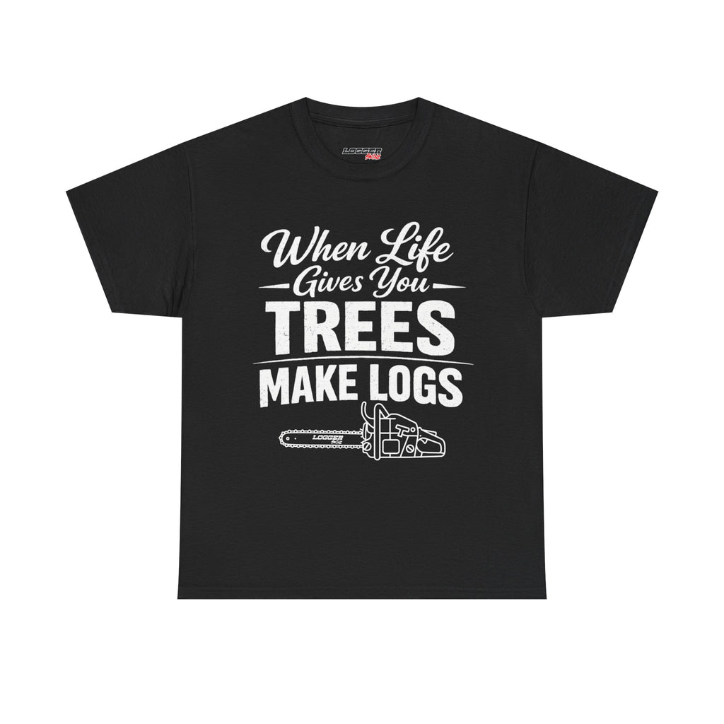 Make Logs B&W | Front | Tee