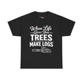 Make Logs B&W | Front | Tee
