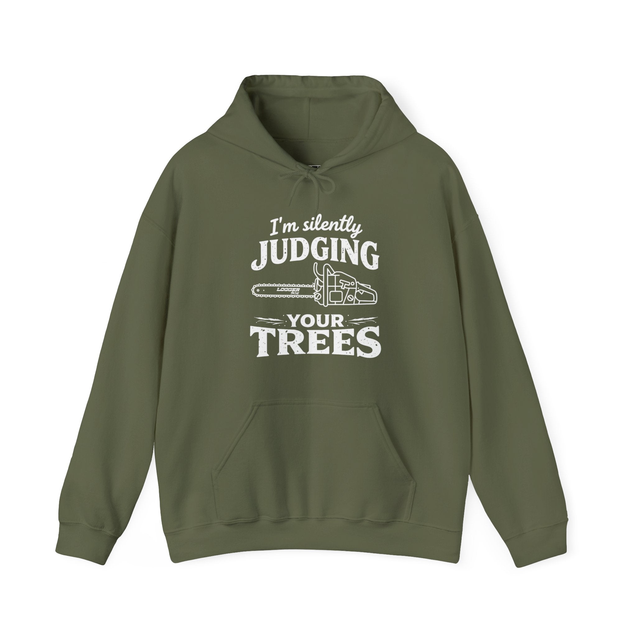 Silently Judging B&W  | Front | Hoodie