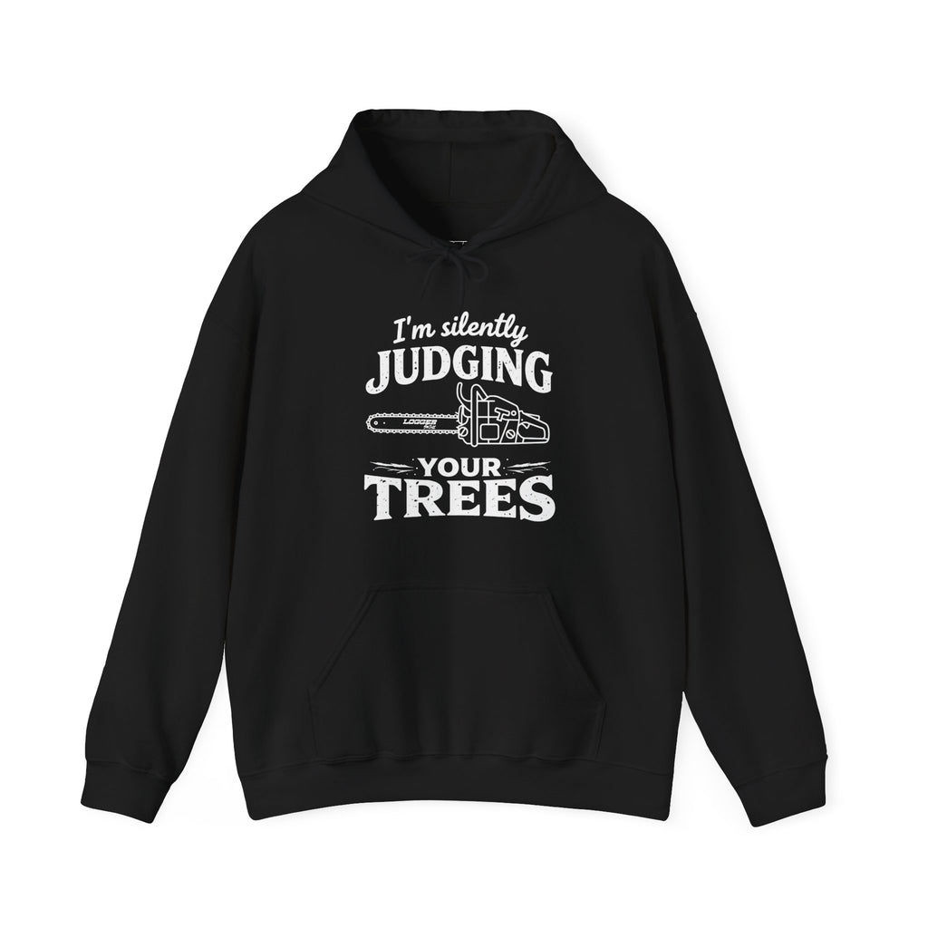 Silently Judging B&W  | Front | Hoodie